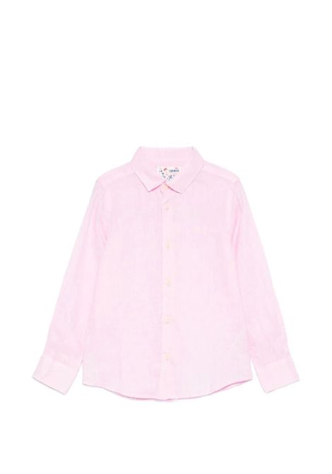 Camicia in lino rosa SAINT BARTH | AGN0001 AGNES00142L LINEN 21 PINK
